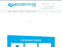 Tablet Screenshot of edutechnics.com.au